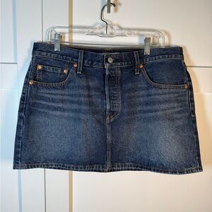 Levi’s icon skirt Indigo Denim Mini Skirt 32